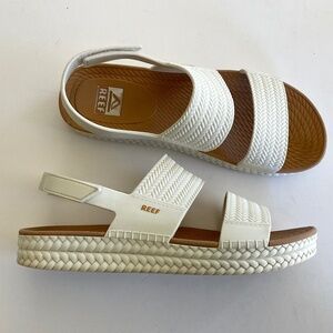 REEF Water Vista Sandal Off White Size 8